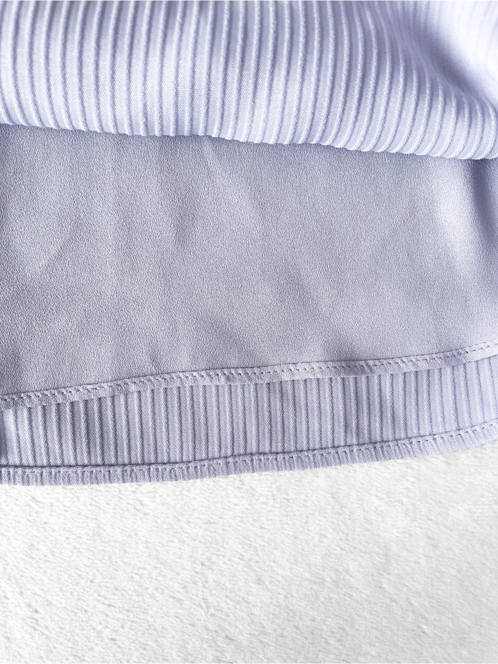 Babaton Lavender Sleeveless Ribbed Shell Top - Picture 5 of 11
